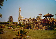 Palast von Mubarak in den Gärten von Montazah